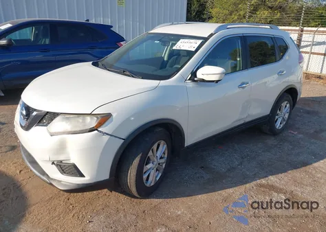 2016 Nissan Rogue Sv from USA, damaged, VIN KNMAT2MT7GP593403